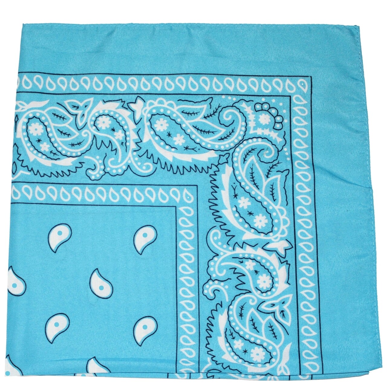 Paisley 100% Polyester Unisex Bandanas 72 Pack Bulk Wholesale Multi Color